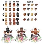 Egyedi bögre anyukáknak - Anya és 2 fia - választható karakterekkel, nevekkel,  felirattal