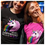 Szivarvany-hanyo-unikornis-noi-polo-lanybucsura-pamutlabor-onlinepolo-polomania