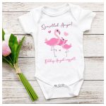 Flamingós Anyák napi body - Szeretlek Anya 