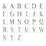 Virágos monogramos mintájú body / gyerekpóló, saját névvel