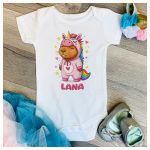 Capycorn capybara unikornis jelmezes egyedi névreszóló body/póló