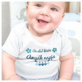   Anyák napi body/póló kisfiúknak - Az első közös Anyák napja