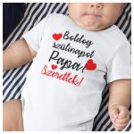 Boldog szülinapot Mama! Szeretlek! - feliratos body / gyerekpóló  