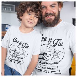 APA és FIA a legjobb barátok örökké - apa-fia szett