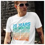 Szülinapi póló - 20. születésnapra