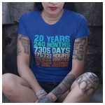 Szülinapi NŐI póló - 20. születésnapra