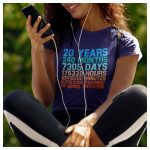 Szülinapi NŐI póló - 20. születésnapra