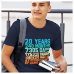 Szülinapi póló - 20. születésnapra