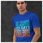 Szülinapi póló - 25. születésnapra