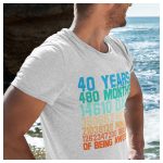 Szülinapi póló - 40. születésnapra 