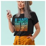 Szülinapi NŐI póló - 60. születésnapra