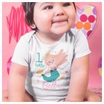 Sellő hercegnős szülinapos bababody/ gy.póló  - saját névvel és számmal