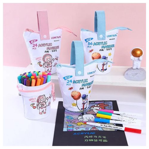 24 db-os akril filctoll készlet - minden felületen használható