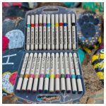 24 db-os akril filctoll készlet - minden felületen használható