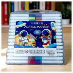 60 darabos akril filctoll készlet – különböző színű festőtollak minden felületre