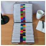 60 darabos akril filctoll készlet – különböző színű festőtollak minden felületre