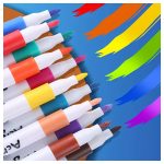 80 darabos akril filctoll készlet különböző színekben – kreatív alkotáshoz, többféle felületre