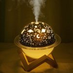 Asztali párásító - éjszakai ledes csillagképes fény diffúzor 