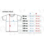 Gyerek edzőpóló - narancssárga