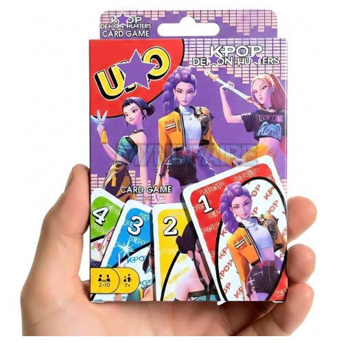 K-POP UNO kártyajáték különleges figurás lapokkal