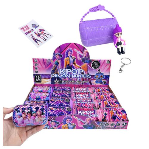 K-POP Demon Hunters meglepetés kistáska – Blind box mini figura