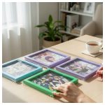 K-POP stílusú gyémántszemes kirakó kerettel 20x20 cm kreatív szett