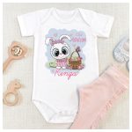 Első Húsvétom - cuki nyuszis húsvéti állatos body / gy. póló - saját névvel 