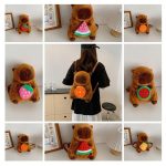 Capybara plüss hátizsák 30cm