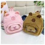 Capybara plüss hátizsák kisgyerekeknek – ovis táska állítható pánttal