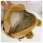 Capybara plüss hátizsák kisgyerekeknek – ovis táska állítható pánttal