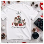 Meowy Catmas feliratos - cicás karácsonyi body / gyermekpóló