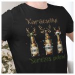 Vicces karácsonyi póló sörkedvelőknek – Reinbeer design