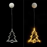 Elemes karácsonyi LED ablakdekoráció - rénszarvas