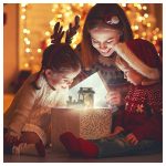 Elemes karácsonyi LED ablakdekoráció - rénszarvas