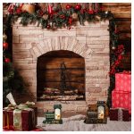 Elemes karácsonyi LED ablakdekoráció - rénszarvas