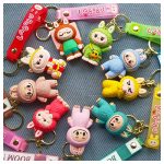 Labubu kulcstartó / táskadísz – vicces meglepetésfigura