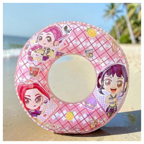 Óriás csillámos úszógumi koronás háttámlával, felfújható nyári vízi fotel medencébe