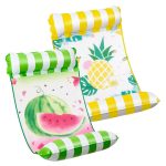 Vízen lebegő mintás hálós matrac dinnyés cápás strandmatrac