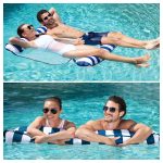 Kétszemélyes vízen lebegő hálós matrac függőágy