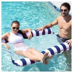 Kétszemélyes vízen lebegő hálós matrac függőágy