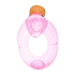 Átlátszó gyerek úszógumi kacsa mintával – nyári pancsoláshoz, strandoláshoz, biztonságos vízi játékhoz pink