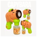 Vidám capybara buborékfújó játék világító és zenélő funkcióval gyerekeknek