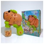 Vidám capybara buborékfújó játék világító és zenélő funkcióval gyerekeknek