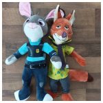 Zootropolis Judy Hopps és Nick Wilde óriás plüss figura 45 cm-es méretben