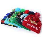 Világító "csúnya" karácsonyi sapka 