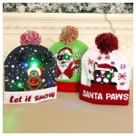 Világító "csúnya" karácsonyi sapka 