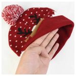 Világító "csúnya" karácsonyi sapka 