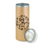 Csillámos termosz pohár - Best Mom Ever - szívecskékkel