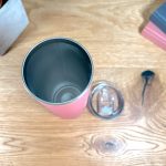 Csillámos termosz pohár - Best Mom Ever - szívecskékkel