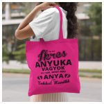 Ikres anyuka vagyok... - feliratos vászonszatyor 